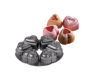 Molde Mini Bundt Cake corazones